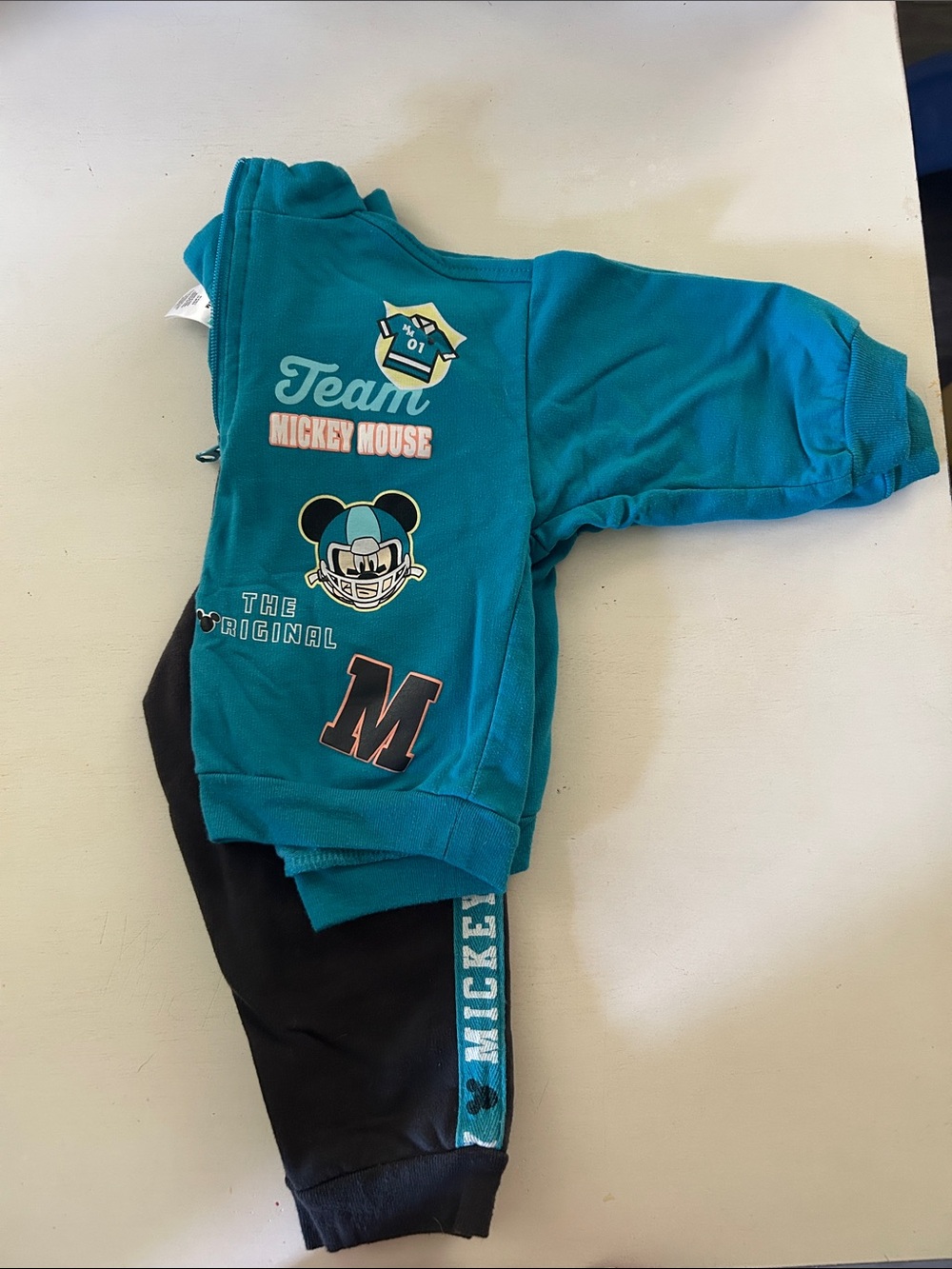 Kids Teal Jogger Set - Team Mickey